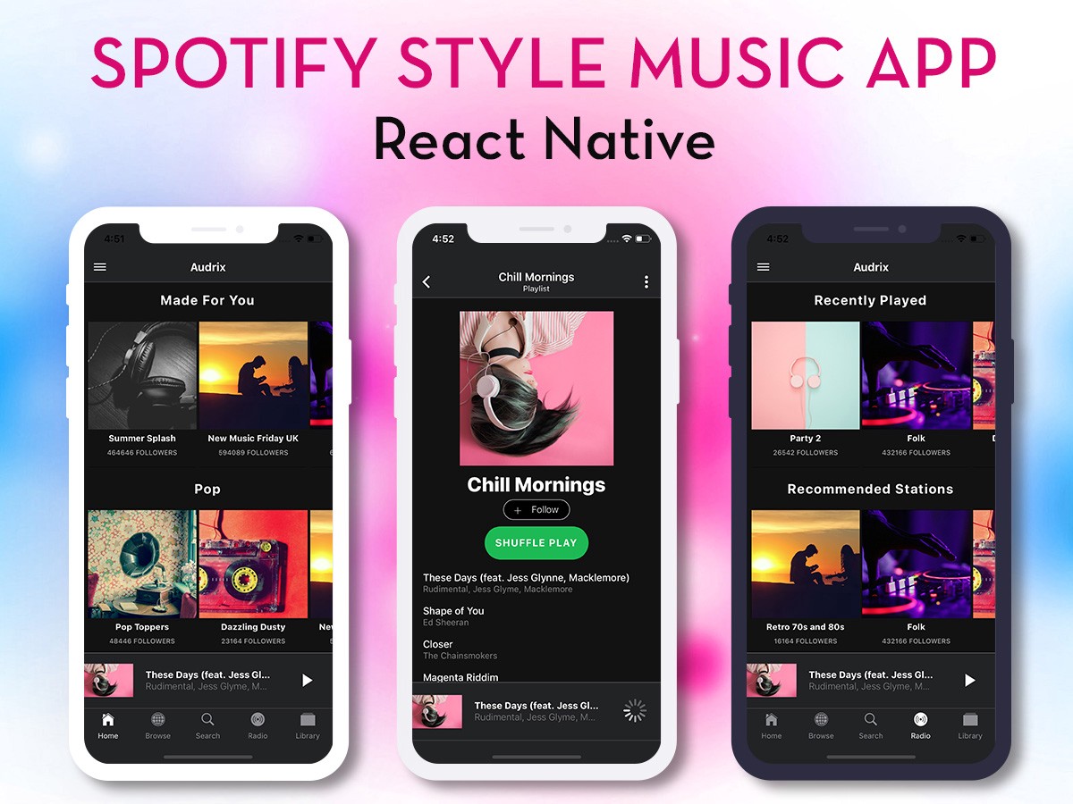 Spotify App Streaming Music